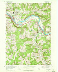 Download a high-resolution, GPS-compatible USGS topo map for Apalachin, NY (1972 edition)