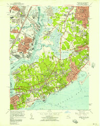 Download a high-resolution, GPS-compatible USGS topo map for Arthur Kill, NY (1957 edition)