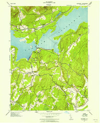 Download a high-resolution, GPS-compatible USGS topo map for Ashokan, NY (1958 edition)