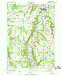 Download a high-resolution, GPS-compatible USGS topo map for Attica, NY (1969 edition)