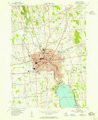 Download a high-resolution, GPS-compatible USGS topo map for Auburn, NY (1955 edition)