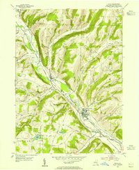Download a high-resolution, GPS-compatible USGS topo map for Avoca, NY (1955 edition)