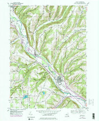Download a high-resolution, GPS-compatible USGS topo map for Avoca, NY (1978 edition)