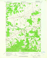 Download a high-resolution, GPS-compatible USGS topo map for Bangor, NY (1966 edition)