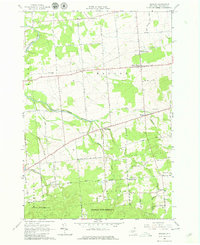 Download a high-resolution, GPS-compatible USGS topo map for Bangor, NY (1980 edition)