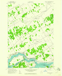 preview thumbnail of historical topo map of St. Lawrence County, NY in 1942