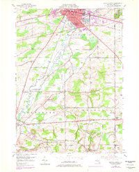 preview thumbnail of historical topo map of Genesee County, NY in 1950