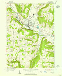 Download a high-resolution, GPS-compatible USGS topo map for Bath, NY (1967 edition)