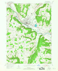 Download a high-resolution, GPS-compatible USGS topo map for Bath, NY (1955 edition)
