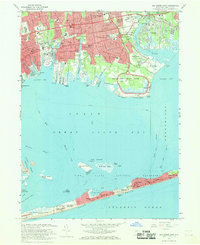 Download a high-resolution, GPS-compatible USGS topo map for Bay Shore East, NY (1969 edition)