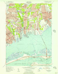 Download a high-resolution, GPS-compatible USGS topo map for Bay Shore West, NY (1956 edition)