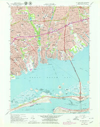 Download a high-resolution, GPS-compatible USGS topo map for Bay Shore West, NY (1979 edition)