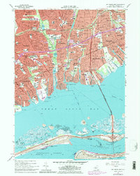 Download a high-resolution, GPS-compatible USGS topo map for Bay Shore West, NY (1979 edition)