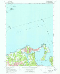 Download a high-resolution, GPS-compatible USGS topo map for Bayville, NY (1968 edition)