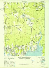 Download a high-resolution, GPS-compatible USGS topo map for Bellport, NY (1947 edition)