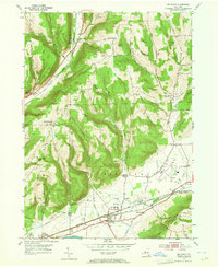 Download a high-resolution, GPS-compatible USGS topo map for Big Flats, NY (1955 edition)