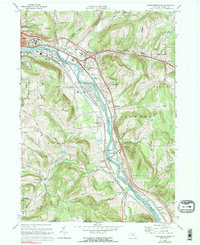 Download a high-resolution, GPS-compatible USGS topo map for Binghamton East, NY (1976 edition)