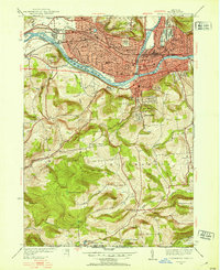 1935 Map of Binghamton West