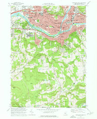 Download a high-resolution, GPS-compatible USGS topo map for Binghamton West, NY (1972 edition)