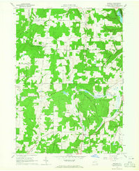 preview thumbnail of historical topo map of Allegany County, NY in 1964