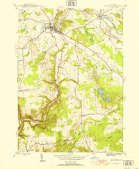 Download a high-resolution, GPS-compatible USGS topo map for Boonville, NY (1954 edition)