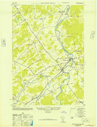 Download a high-resolution, GPS-compatible USGS topo map for Brasher Falls, NY (1946 edition)