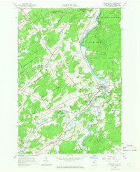 Download a high-resolution, GPS-compatible USGS topo map for Brasher Falls, NY (1966 edition)