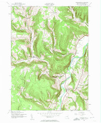 preview thumbnail of historical topo map of Schoharie County, NY in 1943