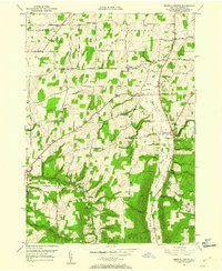 Download a high-resolution, GPS-compatible USGS topo map for Bristol Center, NY (1960 edition)
