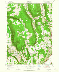 Download a high-resolution, GPS-compatible USGS topo map for Bristol Springs, NY (1965 edition)