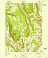 Download a high-resolution, GPS-compatible USGS topo map for Bristol Springs, NY (1953 edition)