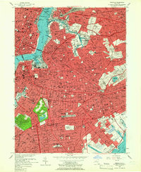 preview thumbnail of historical topo map of Brooklyn, NY in 1956