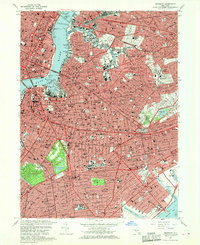 preview thumbnail of historical topo map of Brooklyn, NY in 1967