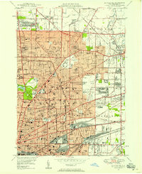 Download a high-resolution, GPS-compatible USGS topo map for Buffalo NE, NY (1958 edition)