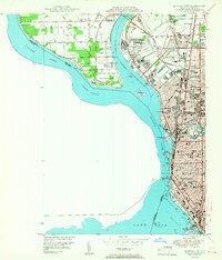 Download a high-resolution, GPS-compatible USGS topo map for Buffalo NW, NY (1950 edition)