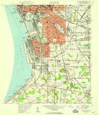Download a high-resolution, GPS-compatible USGS topo map for Buffalo SE, NY (1959 edition)
