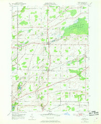 Download a high-resolution, GPS-compatible USGS topo map for Byron, NY (1969 edition)