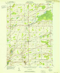 Download a high-resolution, GPS-compatible USGS topo map for Byron, NY (1952 edition)