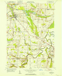 Download a high-resolution, GPS-compatible USGS topo map for Caledonia, NY (1952 edition)