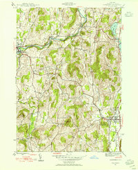 Download a high-resolution, GPS-compatible USGS topo map for Cambridge, NY (1955 edition)