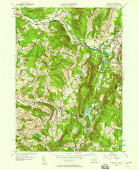 Download a high-resolution, GPS-compatible USGS topo map for Canaan, NY (1958 edition)