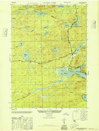 Download a high-resolution, GPS-compatible USGS topo map for Canada Lake, NY (1946 edition)