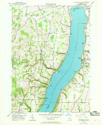 Download a high-resolution, GPS-compatible USGS topo map for Canandaigua Lake, NY (1969 edition)