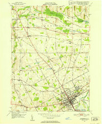 Download a high-resolution, GPS-compatible USGS topo map for Canandaigua, NY (1967 edition)