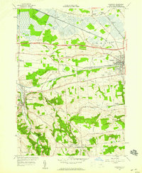 preview thumbnail of historical topo map of Canastota, NY in 1957