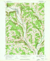 Download a high-resolution, GPS-compatible USGS topo map for Candor, NY (1971 edition)