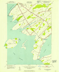 Download a high-resolution, GPS-compatible USGS topo map for Cape Vincent South, NY (1954 edition)