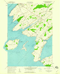 Download a high-resolution, GPS-compatible USGS topo map for Cape Vincent South, NY (1960 edition)