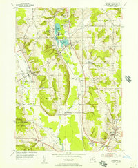 Download a high-resolution, GPS-compatible USGS topo map for Cassadaga, NY (1957 edition)