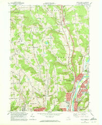 preview thumbnail of historical topo map of Broome County, NY in 1968